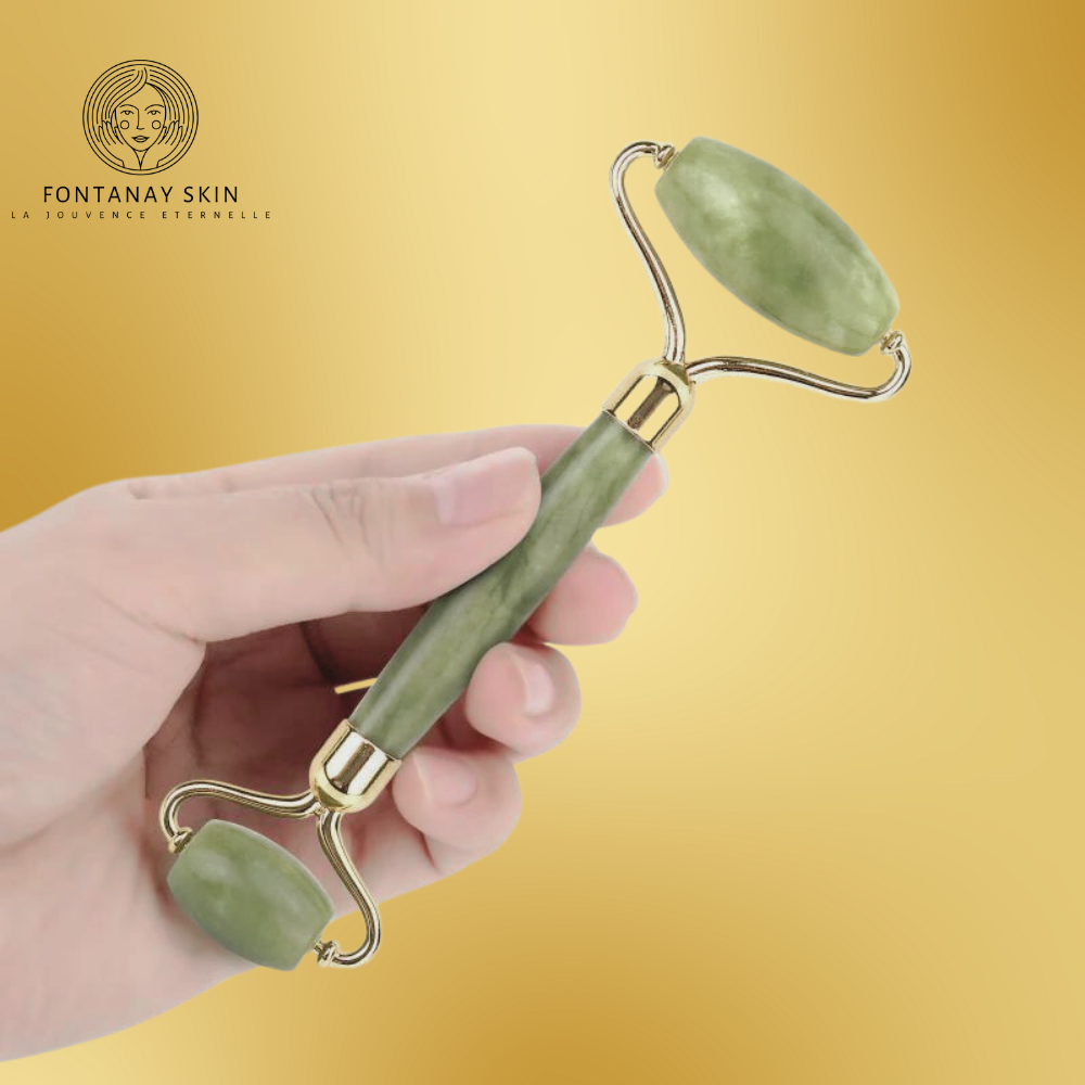 Coffret pierre de Jade Roll-on et Gua Sha FontanaySkin™