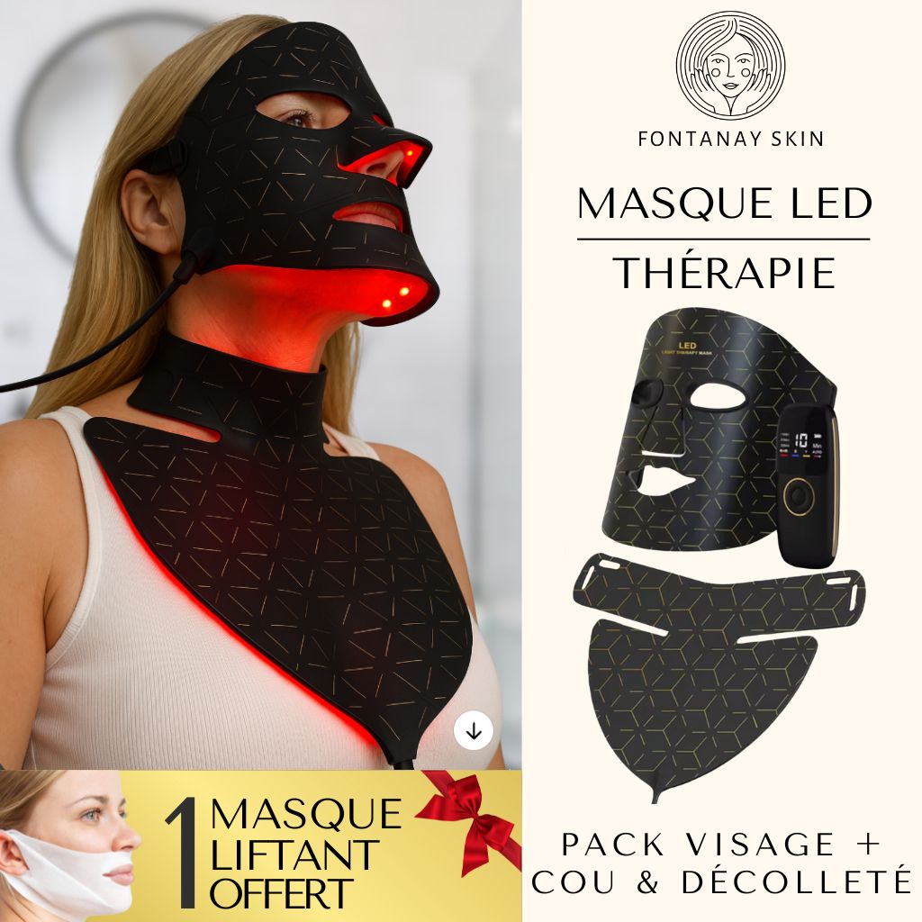 Masque LED Anti-Âge Pro - Cou et Décolleté