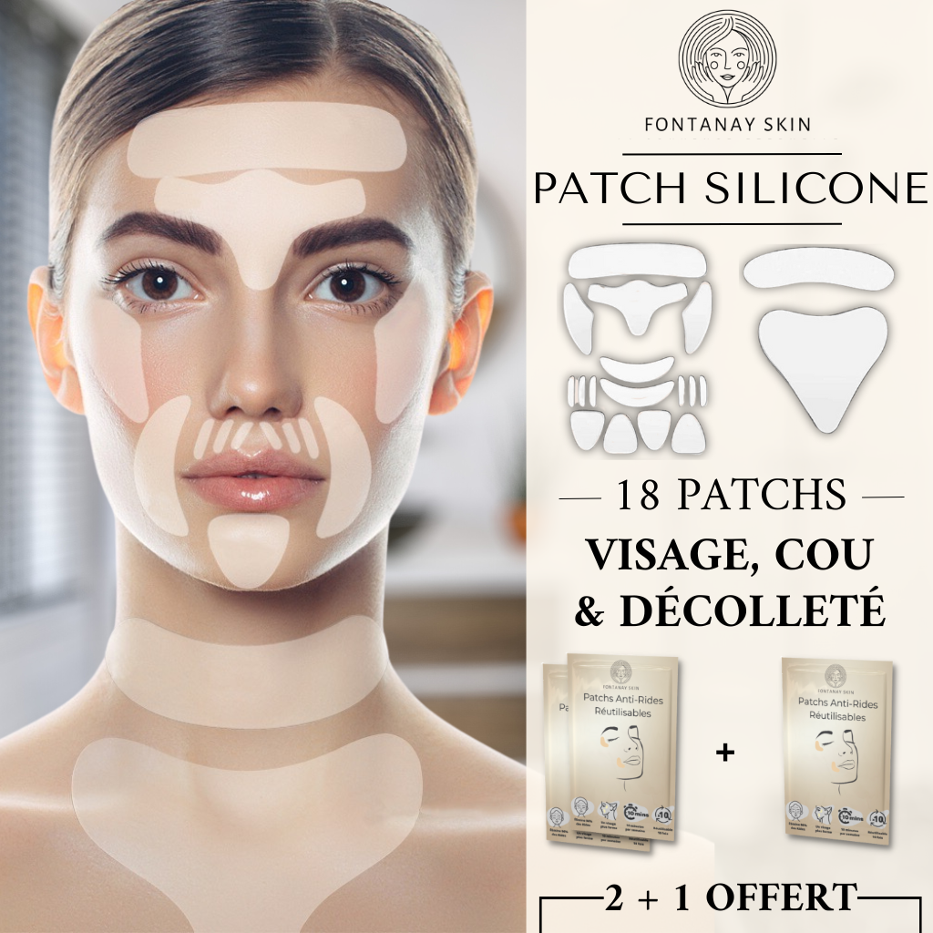 Patchs Visage Anti-Rides Réutilisables FontanaySkin™