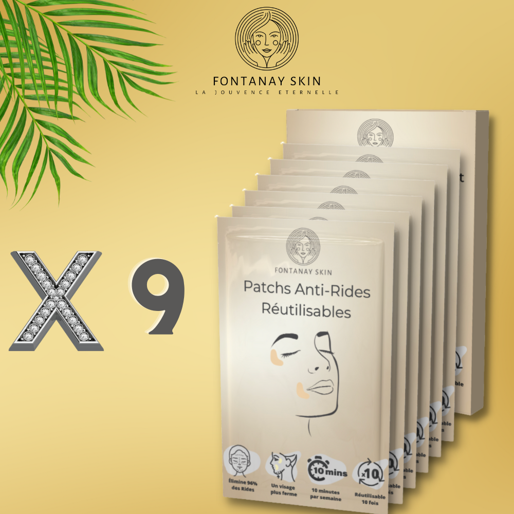 Pack Patchs Visage Anti-Rides Réutilisables FontanaySkin™