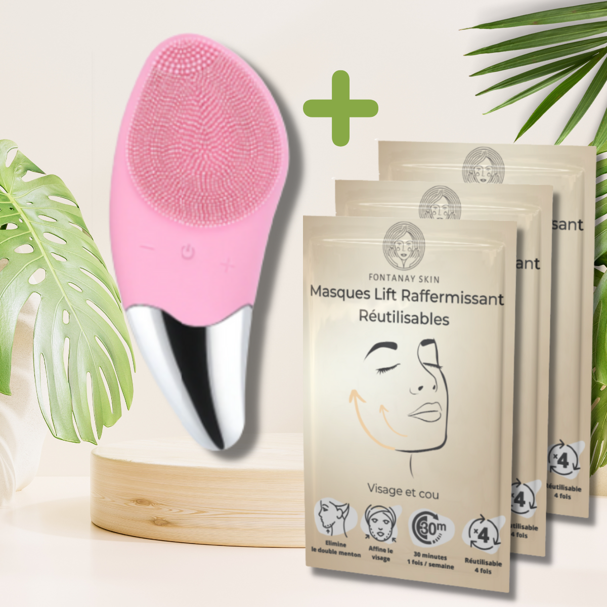 Brosse Nettoyante et Stimulante Visage FontanaySkin™