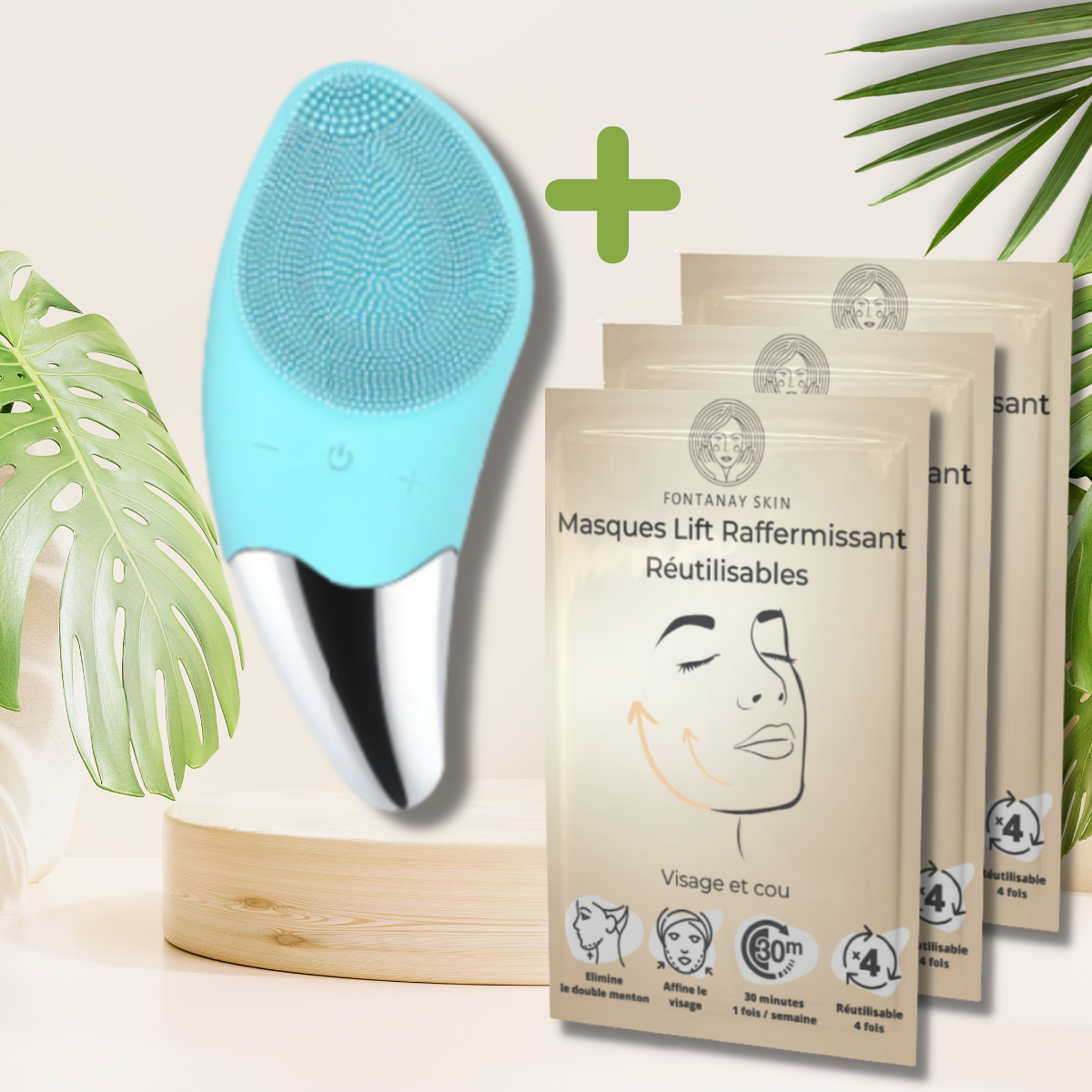 Brosse Nettoyante et Stimulante Visage FontanaySkin™