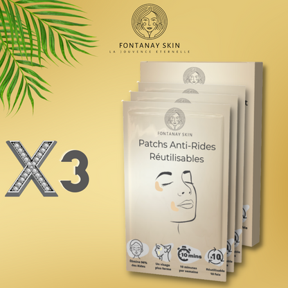 Pack Patchs Visage Anti-Rides Réutilisables FontanaySkin™